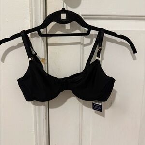 Pepper underwire mesh black bra